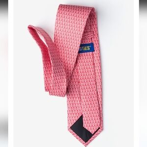 NWT Wild Ties Small Anchors Coral Nautical Tie